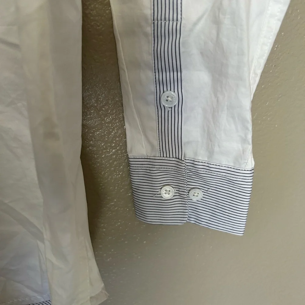 NWT Equipment Bright White Long Sleeve Shirt - Picture 4 of 10